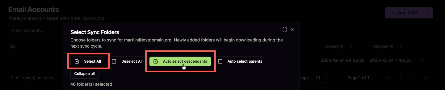 sync folders