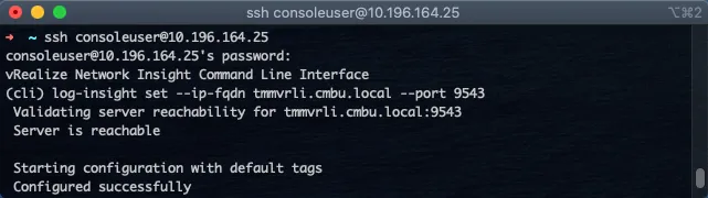 vRNI vRLI agent syslog config
