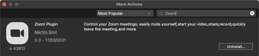Stream Deck Plugin for Zoom - Lostdomain